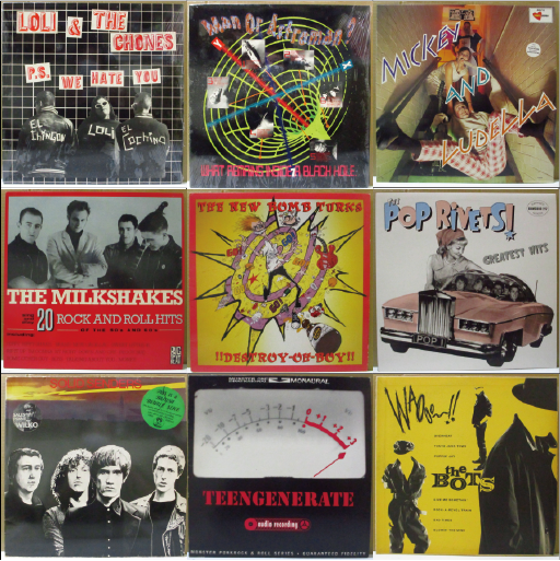 1/20 (金) 新入荷チープ中古、レア 80'S-GARAGE PUNK / PUB ROCK / NEO ROCKABILLY LP & OTHERS x 63点 追加!