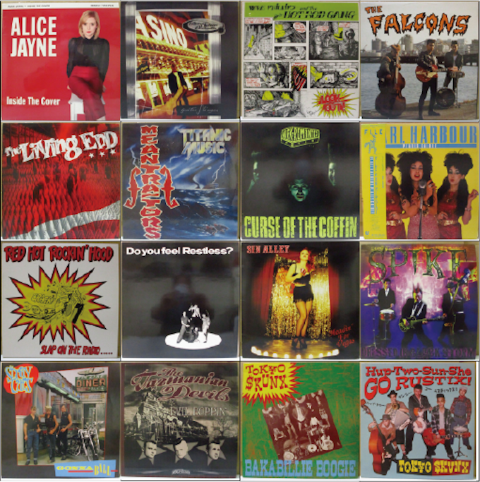 新入荷! ネオロカビリー / サイコビリー レア LP/12インチ x 70枚 売り出し!