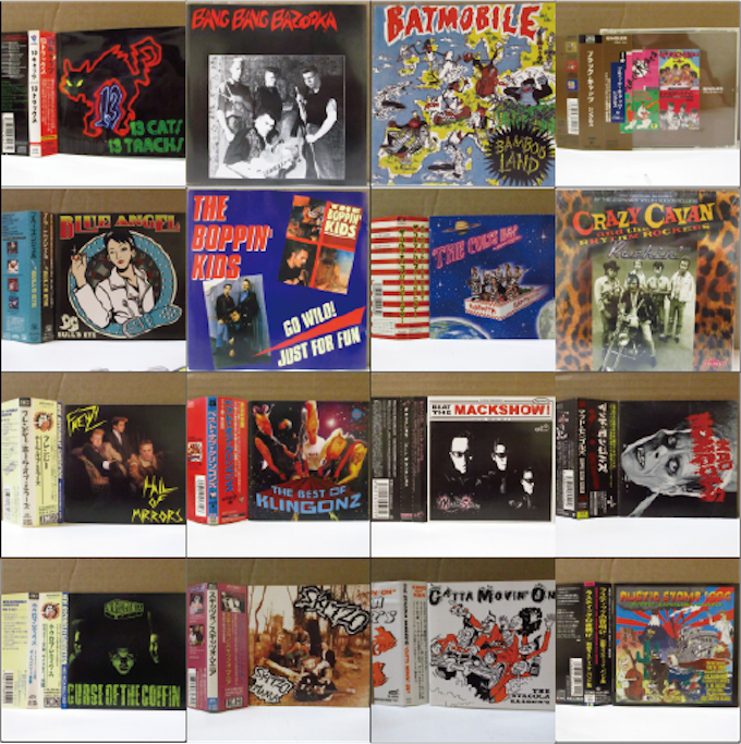 新入荷! ネオロカビリー / サイコビリー レア CD x 70枚 売り出し!