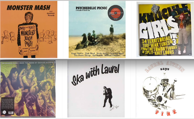 10/12(水)タイムボム・セレクト 旧作オールディーズ、SKA、ロック系 リコメン LP/7" x12点 再入荷中!