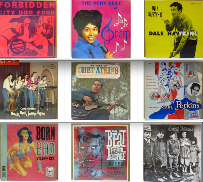 12/02(金)ロックンロール、オールディーズ(フィル・スペクター、ガールサウンズ含む) チープ中古+レア LP x 54点 アップ!カントリー、ヒルビリー、JIVE(ジャイブ)物も多。