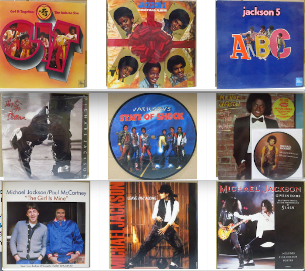 UK 買付 レア <マイケル・ジャクソン> LP x 21、7インチ x 30点 入荷中!