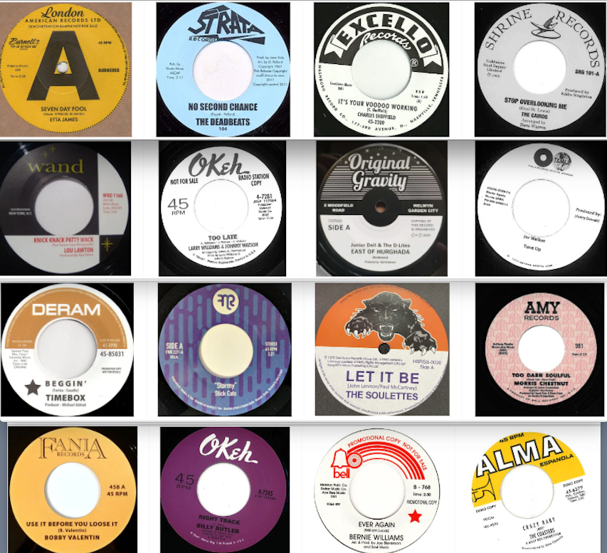 店主選盤の新旧ノーザンソウル*ロックステディ新品 7" x 20 点