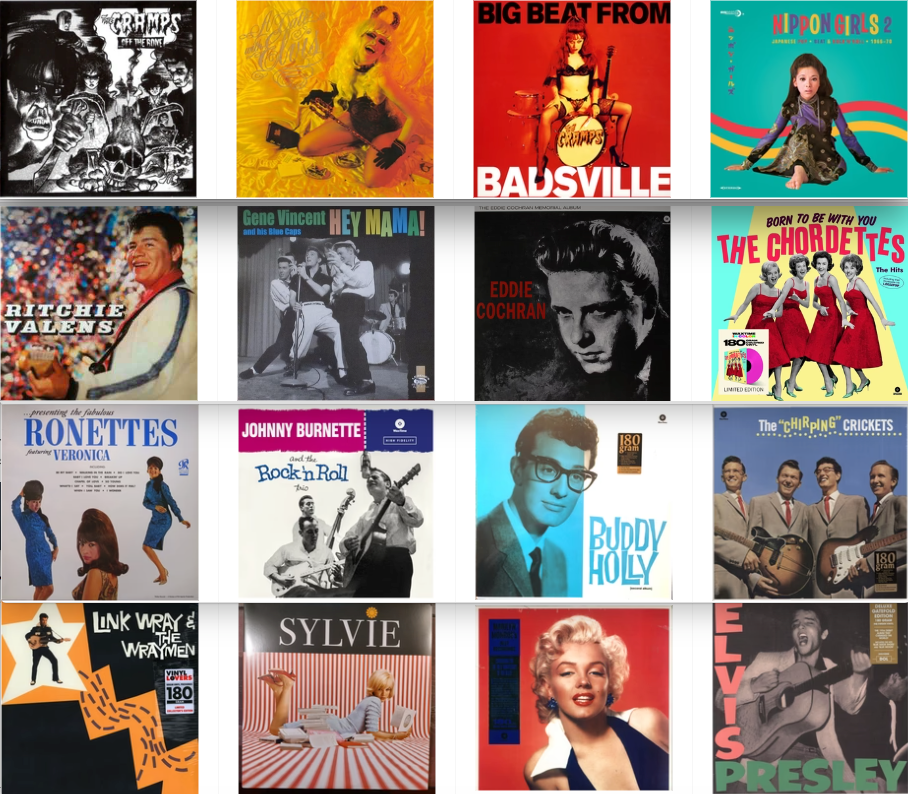 6/7(金)新旧 R&Rオールディーズ + ガレージ LP, CD x 25 点入荷中!