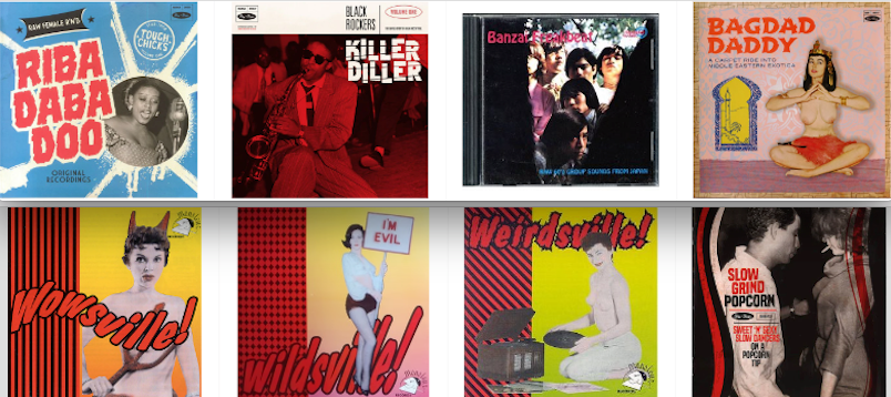 クランプスの元ネタ集「Born Bad」監修者による 50's & 60's SICKナンバーコンピ LP/CD 再入荷!