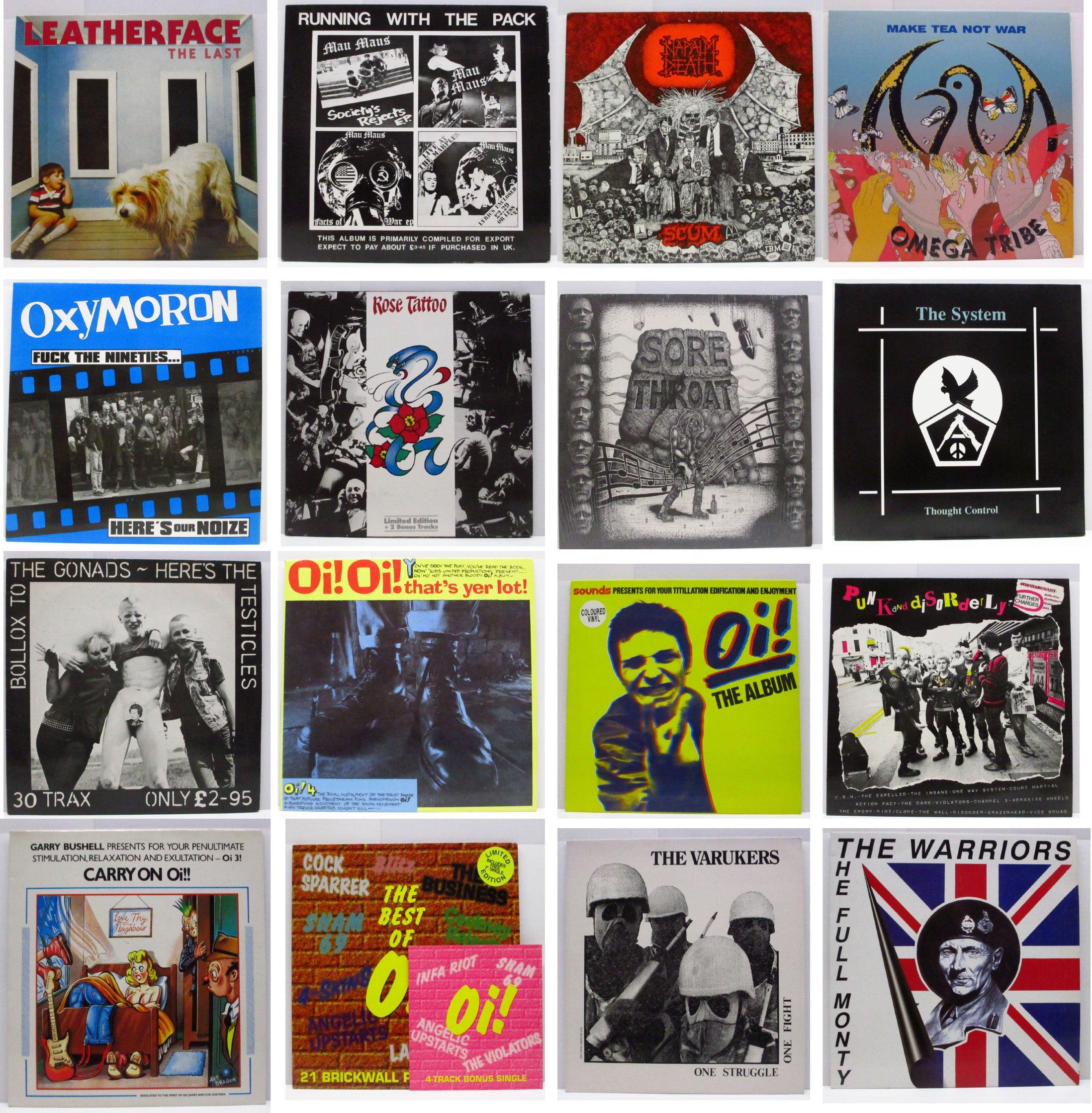 新入荷! レア!80~90’s UK/EURO ハードコア、Oi!スキンズ LP/12” (L~V.A. 編) 57 点 入荷中!