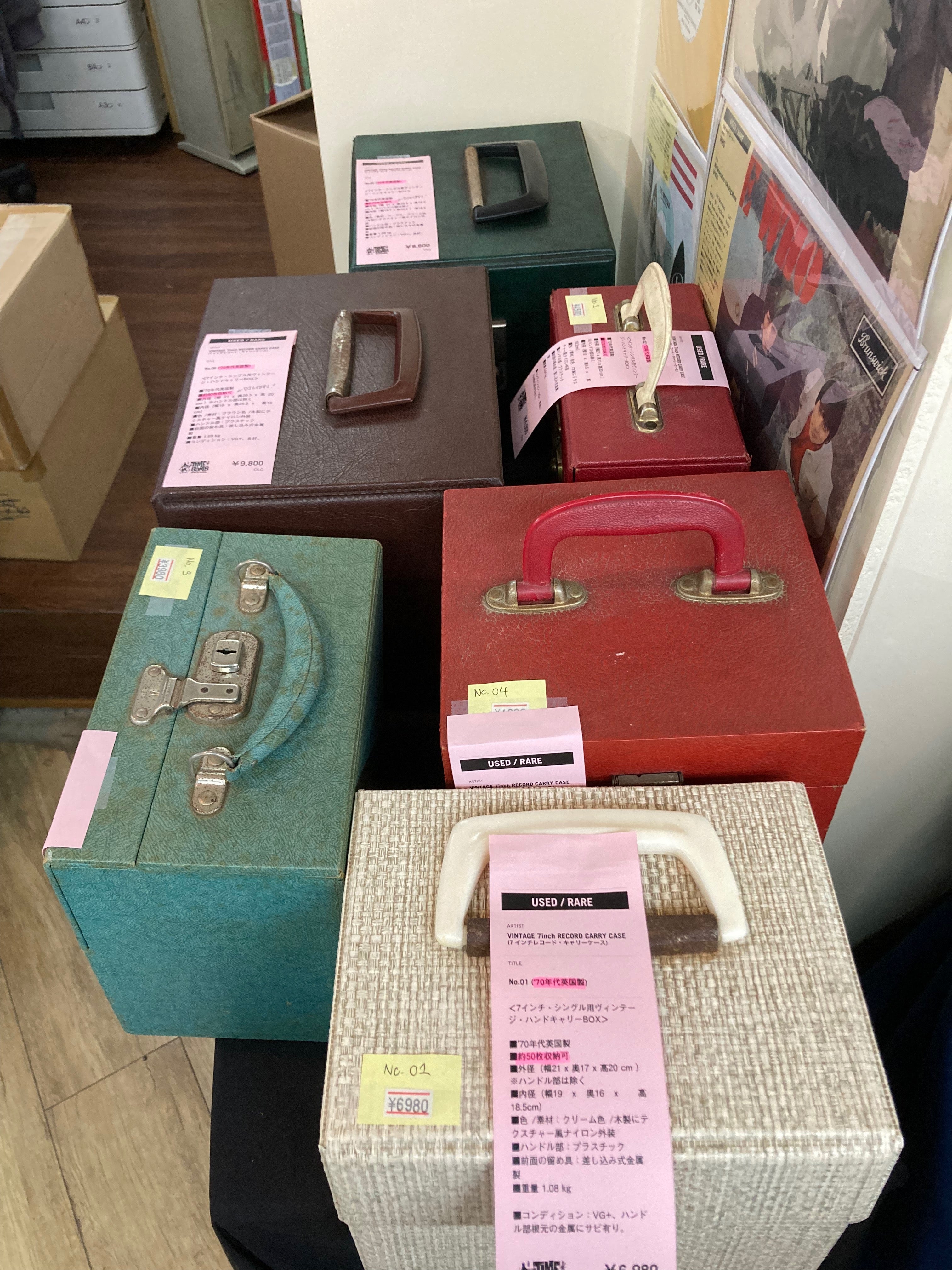 VINTAGE 7 インチレコード・キャリーケース 店頭のみで販売中！