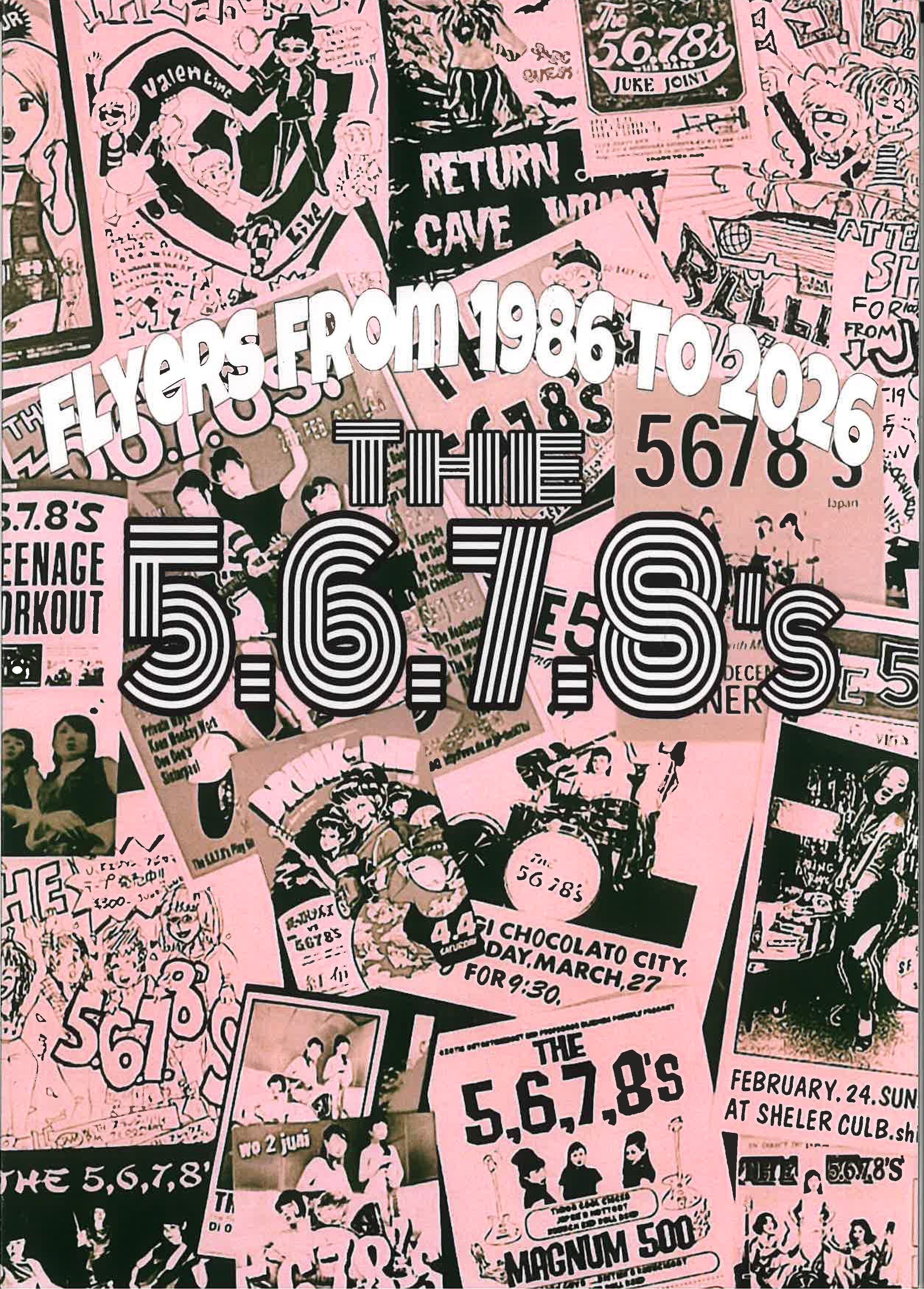The 5.6.7.8'S 結成40周年「フライヤー集」!