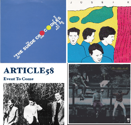 スコティッシュ・ネオアコ /ギター・ポップ名曲復刻シリーズ第4弾! 各「カラーVINYL」7インチ・シングル(ポストカード、ポスター付)x 4種予約受付中@¥1850(税込)