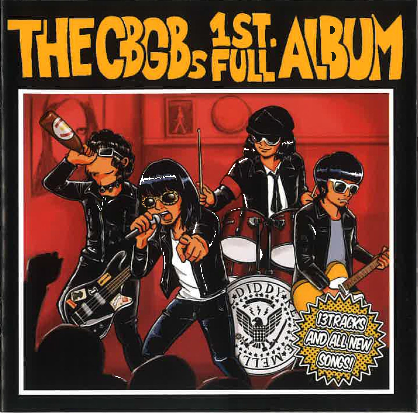 CBGBs, THE (ザ・シビジビズ) - The CBGBs 1st Full Album (日本500枚限定自主制作13曲入りCD / New) 名古屋パンク・バンド'25年デビューアルバム!特典ステッカー付き