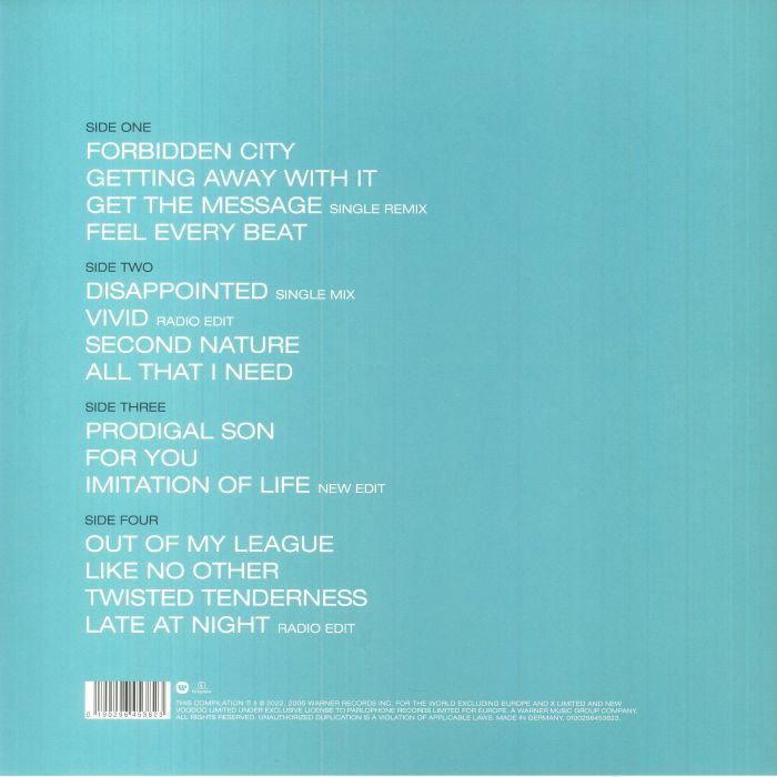 ELECTRONIC (エレクトロニック) - Get The Message The Best Of Electronic (Worldwide 限定復刻再発 2xLP/NEW) '06年ベストアルバム