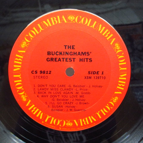BUCKINGHAMS (バッキンガムス) - Greatest Hits (US 70's Reissue Stereo LP/CS-9812)