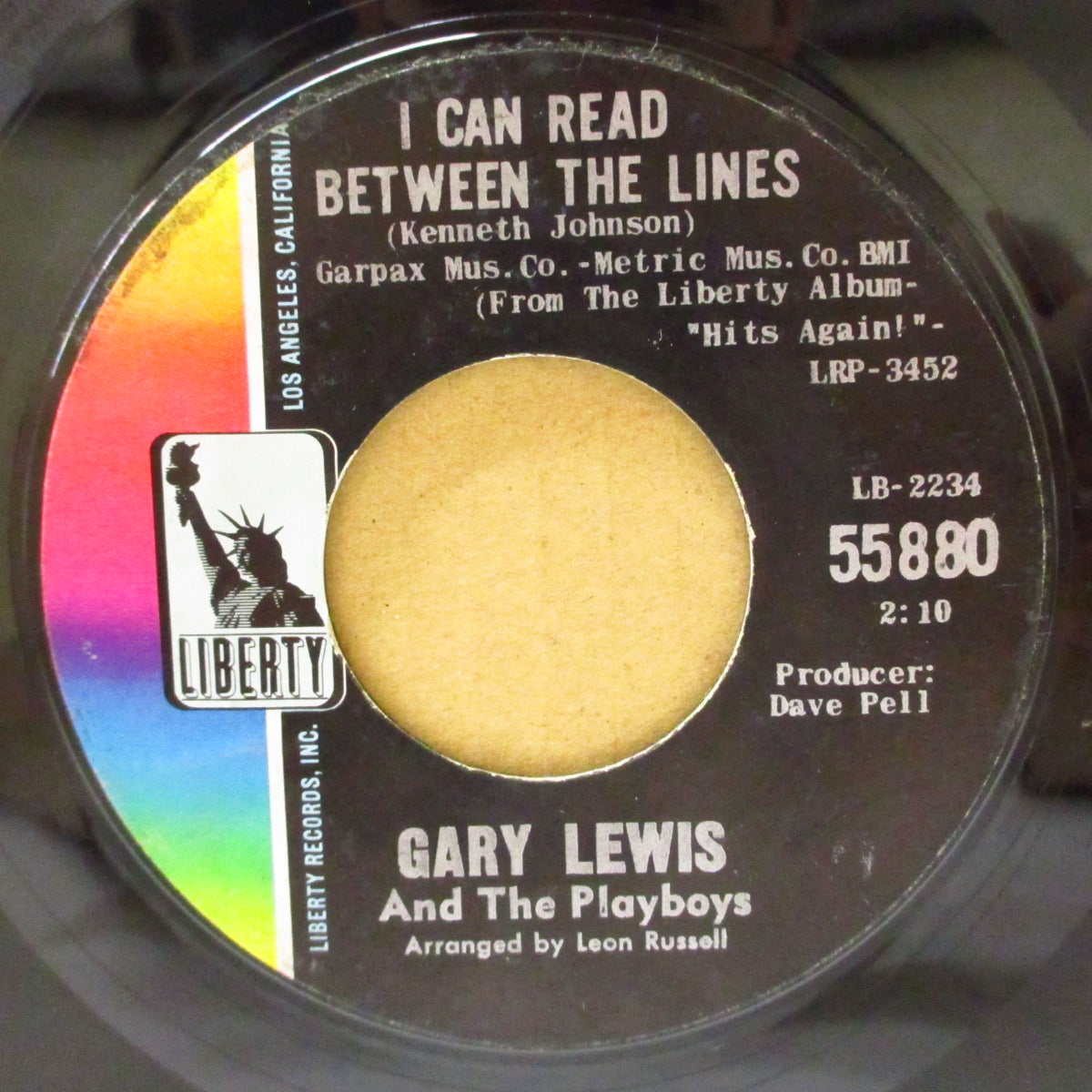 GARY LEWIS & THE PLAYBOYS (ゲイリー・ルイス&ザ・プレイボーイズ) - Green Grass (US '66 オリジナル 7インチ) 両面爽快サンシャイン・ポップ!