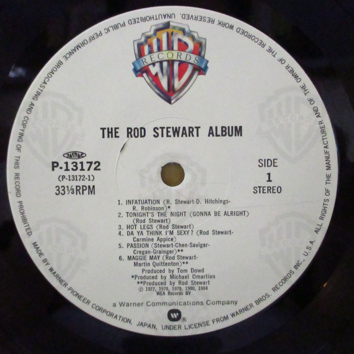 ROD STEWART (ロッド・スチュワート) - サムシング・スペシャル - The Rod Stewart Album (Japan オリジナル LP+2xインサート/帯欠) '85年コンピレーション