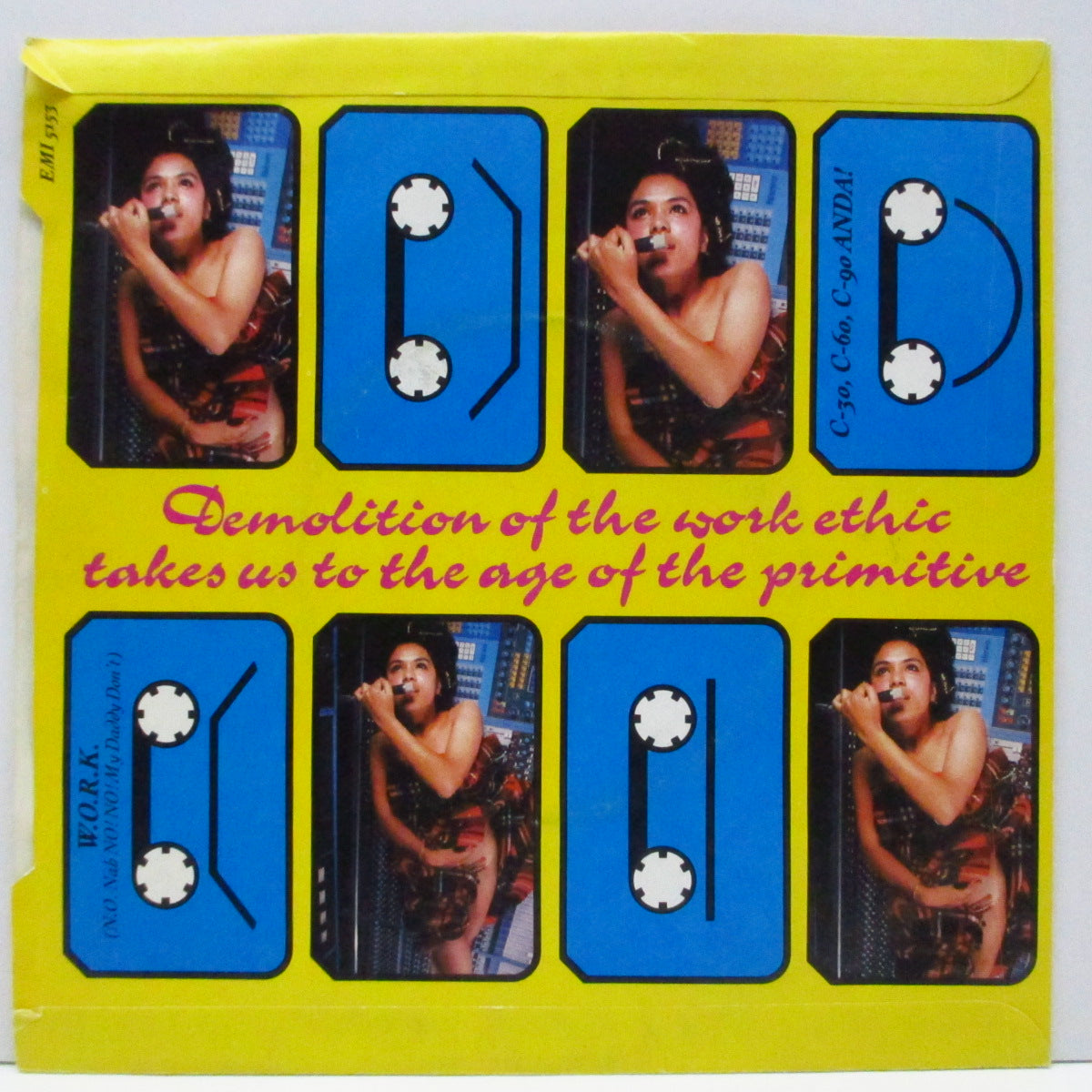 BOW WOW WOW (バウ・ワウ・ワウ) - W.O.R.K. N.O. Nah No! No! My Daddy Don't (UK オリジナル 7"/光沢折り返し「イエロー」ジャケ) 両面アルバム未収録!