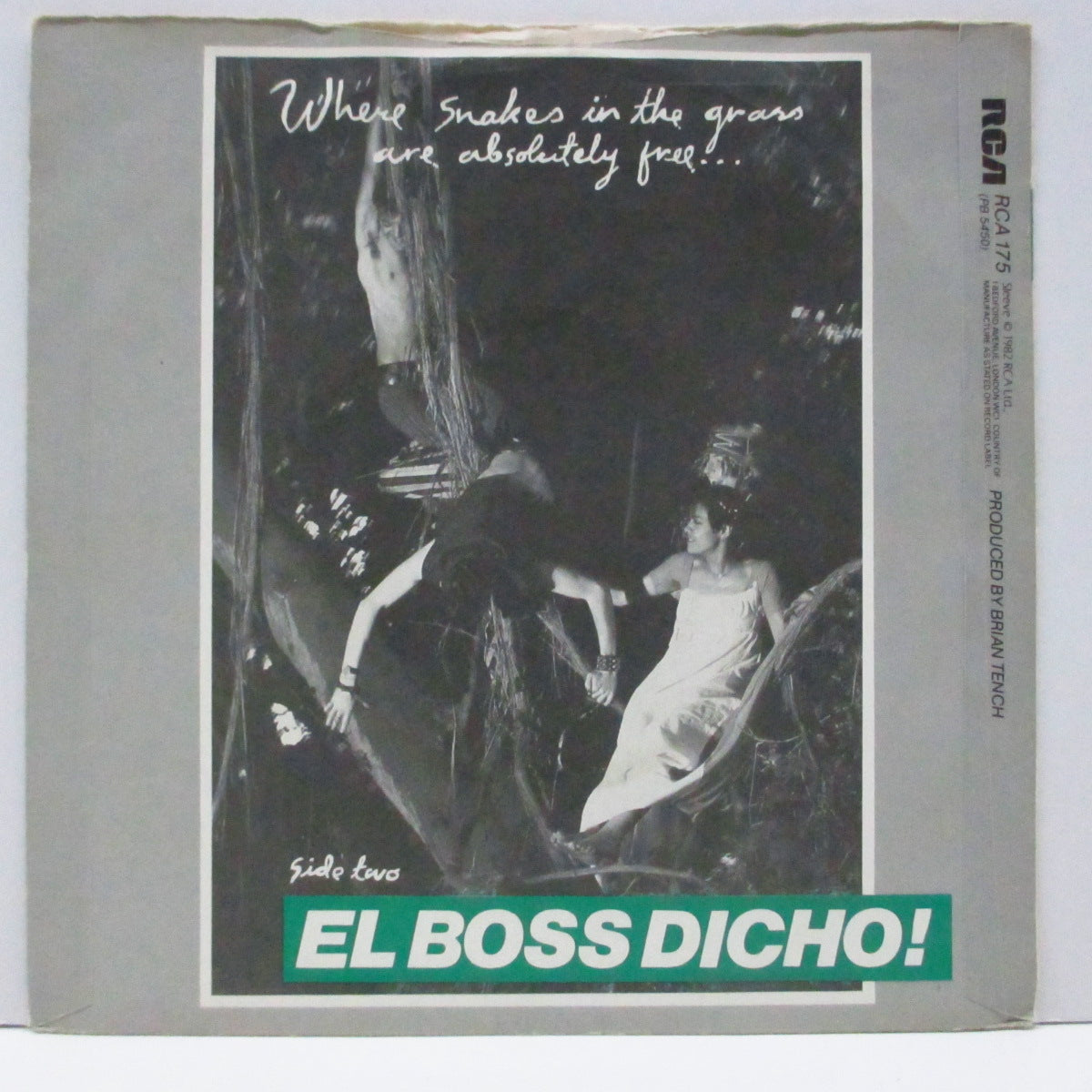 BOW WOW WOW (バウ・ワウ・ワウ) - Go Wild In The Country (UK オリジナル「ラウンドセンター」7"/光沢固紙折り返ジャケ) 『草上の昼食』ジャケ !