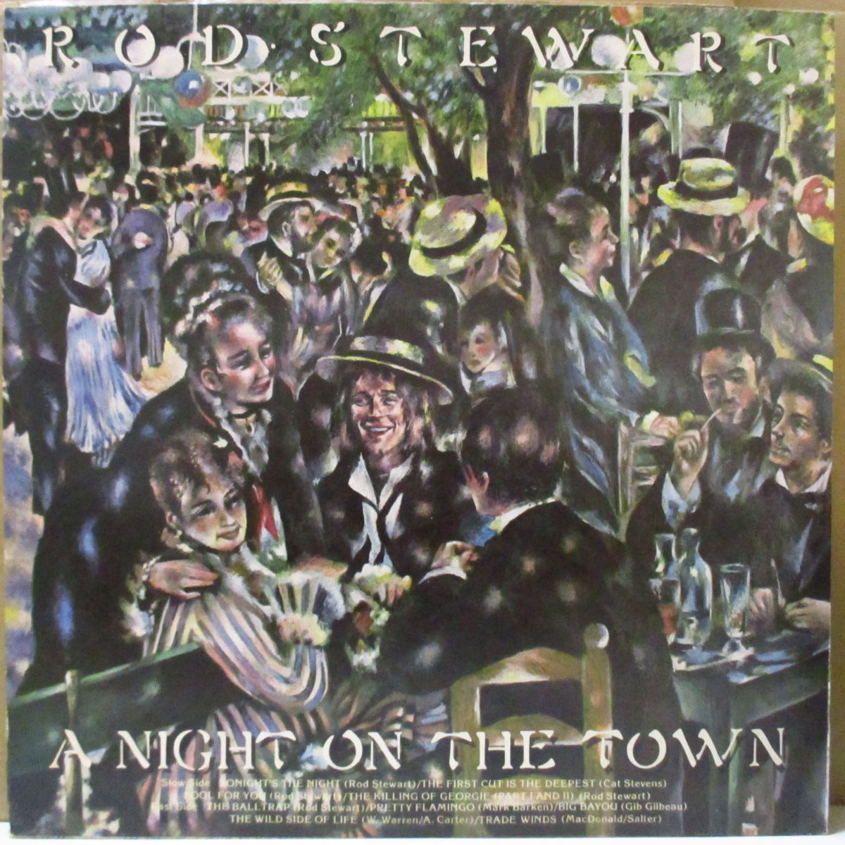 ROD STEWART (ロッド・スチュワート) - ナイト・オン・ザ・タウン - A Night On The Town (Japan オリジナル LP+インサート/帯欠) '76年7thアルバム