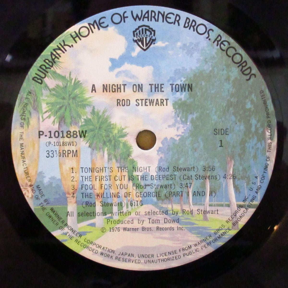 ROD STEWART (ロッド・スチュワート) - ナイト・オン・ザ・タウン - A Night On The Town (Japan オリジナル LP+インサート/帯欠) '76年7thアルバム