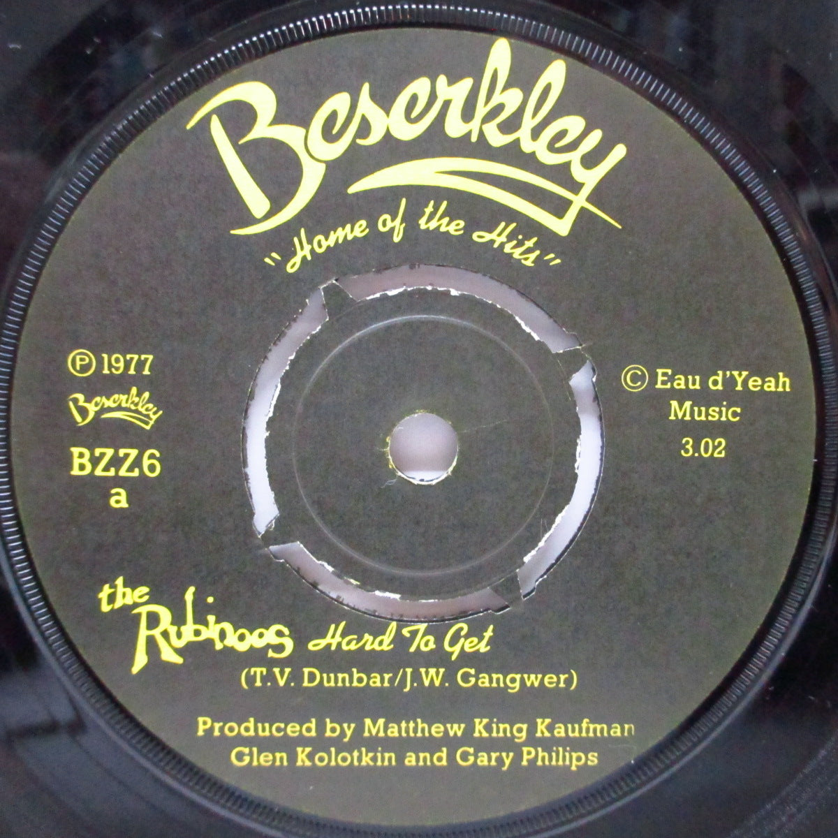 RUBINOOS, THE (ザ・ルビナーズ) - Hard To Get / Memories (UK オリジナル 7"/マットソフト紙折り返しジャケ)