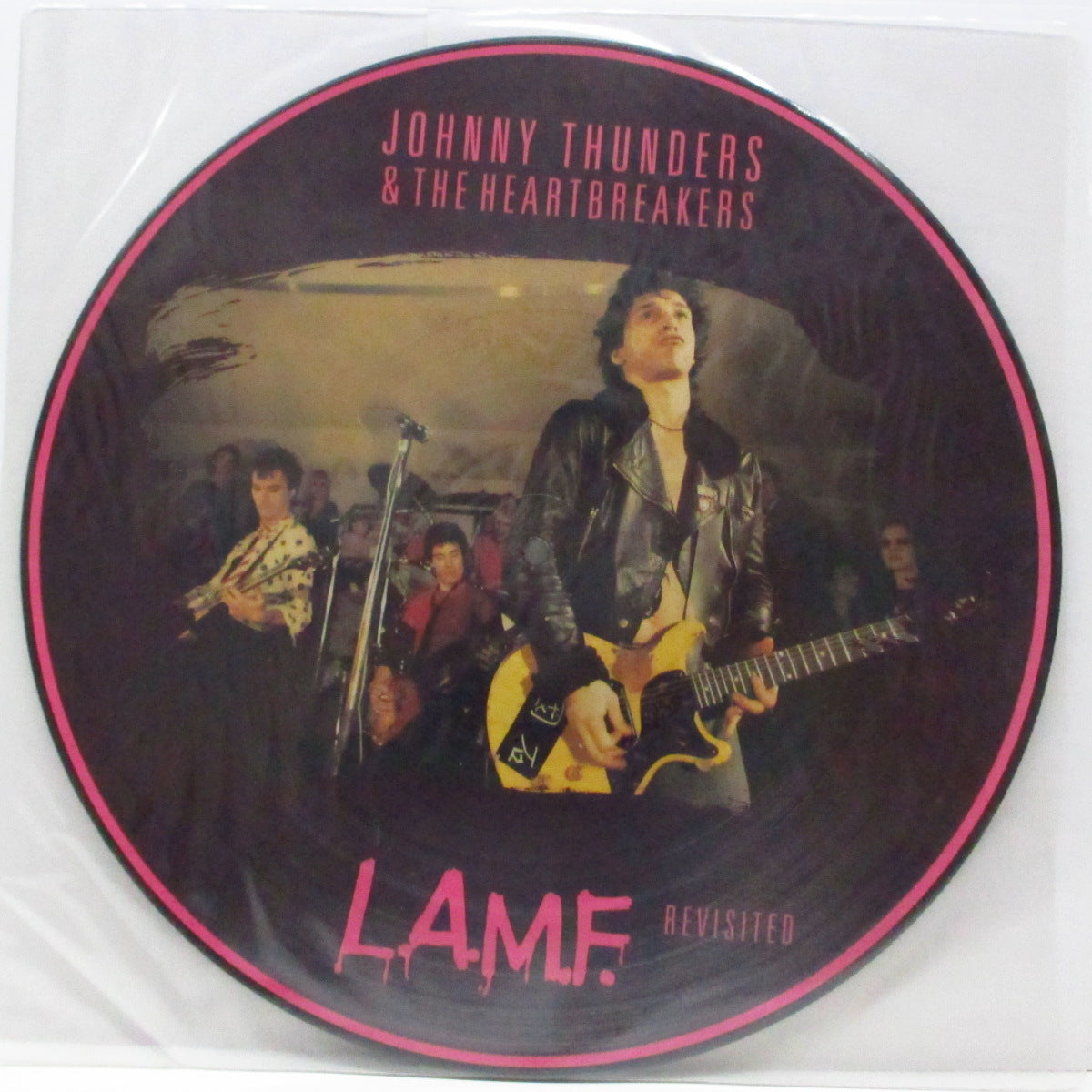 JOHNNY THUNDERS & THE HEARTBREAKERS (ジョニー・サンダース & ザ・ハートブレイカーズ) - L.A.M.F. Revisited (UK '84 限定ピクチャー LP) 名盤「L.A.M.F.」をジョニー自らがリミックス !