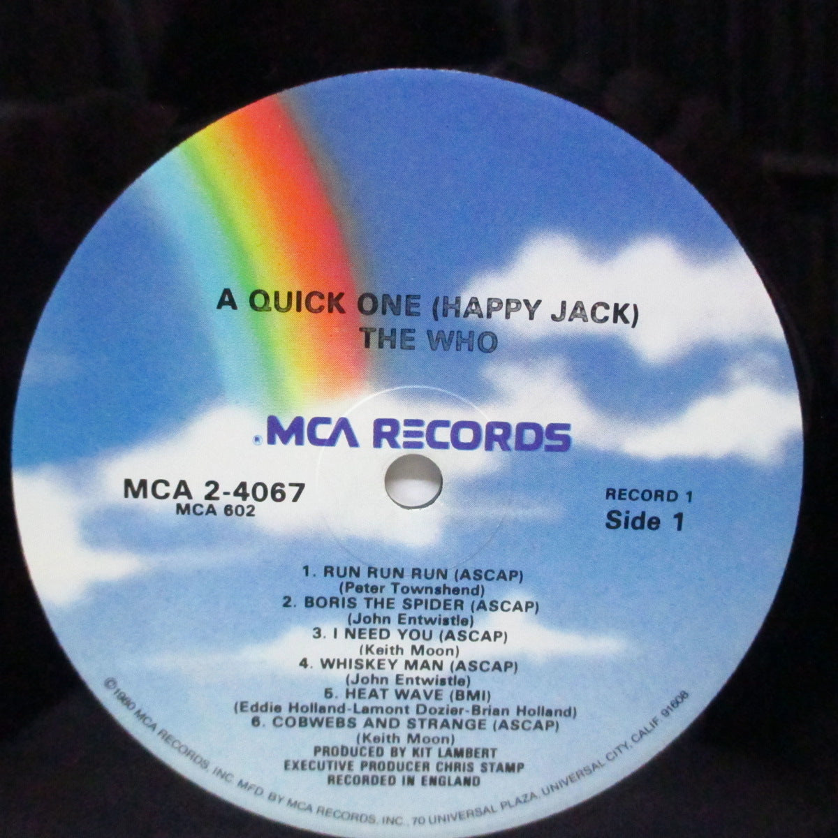 WHO (フー) - A Quick One / Sell Out (US '80 再発「スカイ&レインボウ」ラベ2xLP/シングルジャケ) 2nd & 3rdアルバムのカップリング!