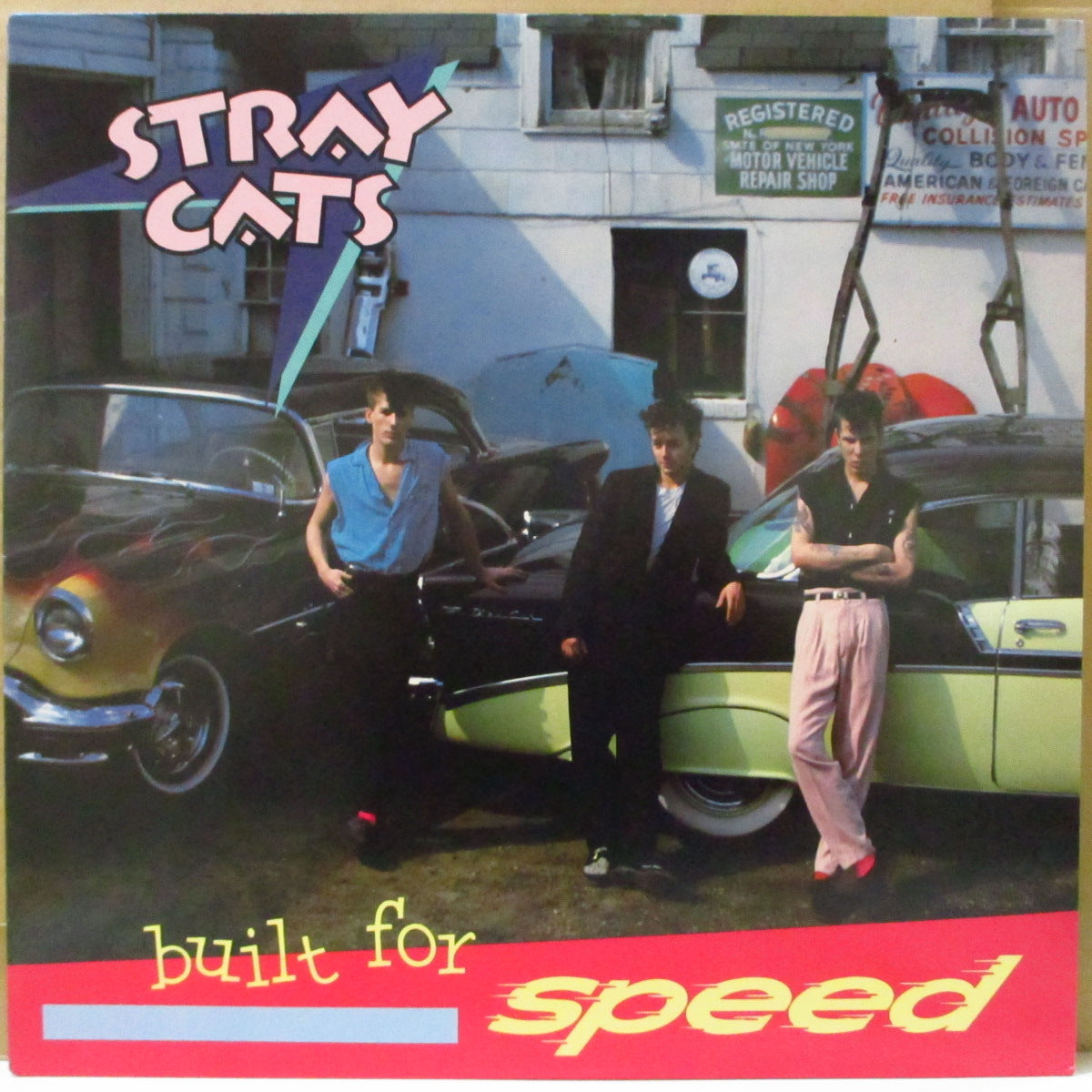 STRAY CATS (ストレイ・キャッツ) - Built For Speed (US '87 再発 LP) '82年3rdアルバム