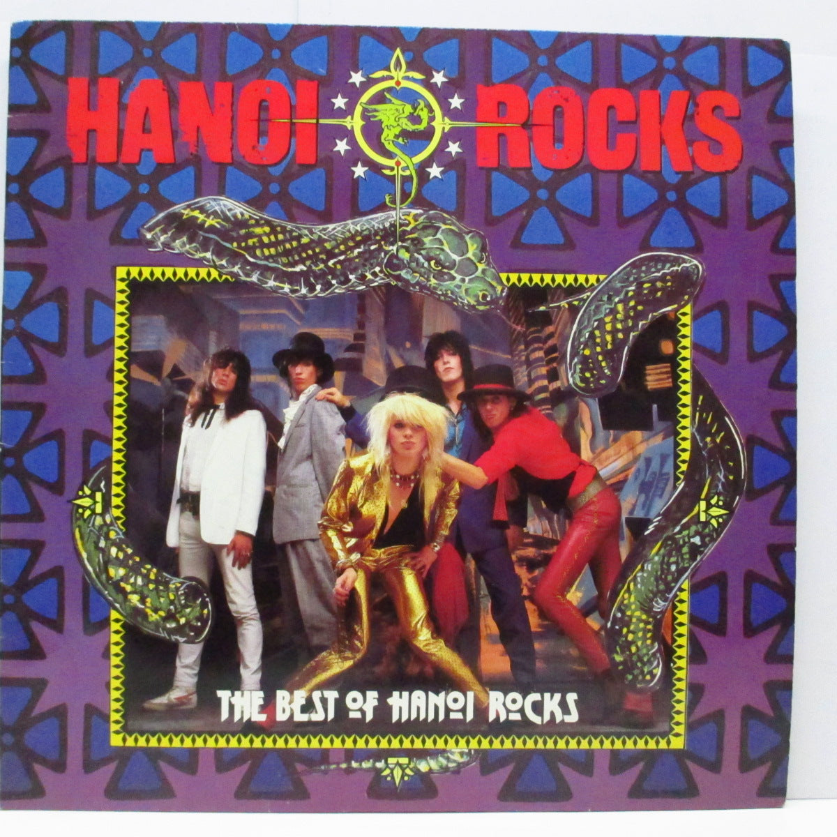 HANOI ROCKS (ハノイ・ロックス) - The Best Of Hanoi Rocks (UK オリジナル LP)