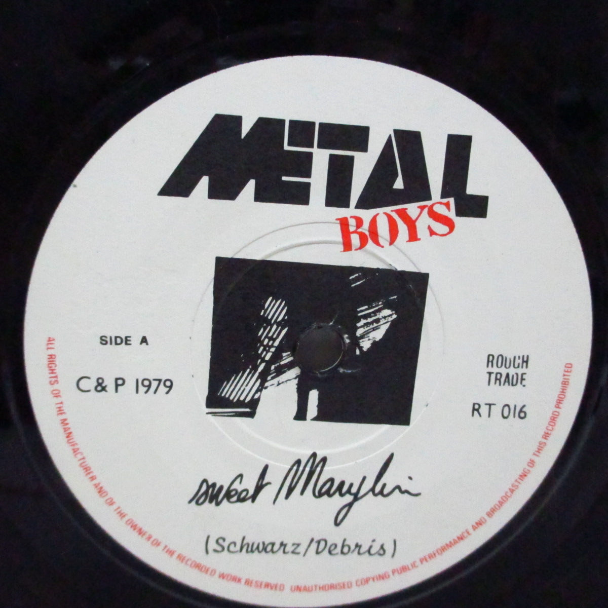 METAL BOYS (メタル・ボーイズ) - Sweet Marylyn (UK オリジナル 7"+光沢固紙折り返しジャケ)