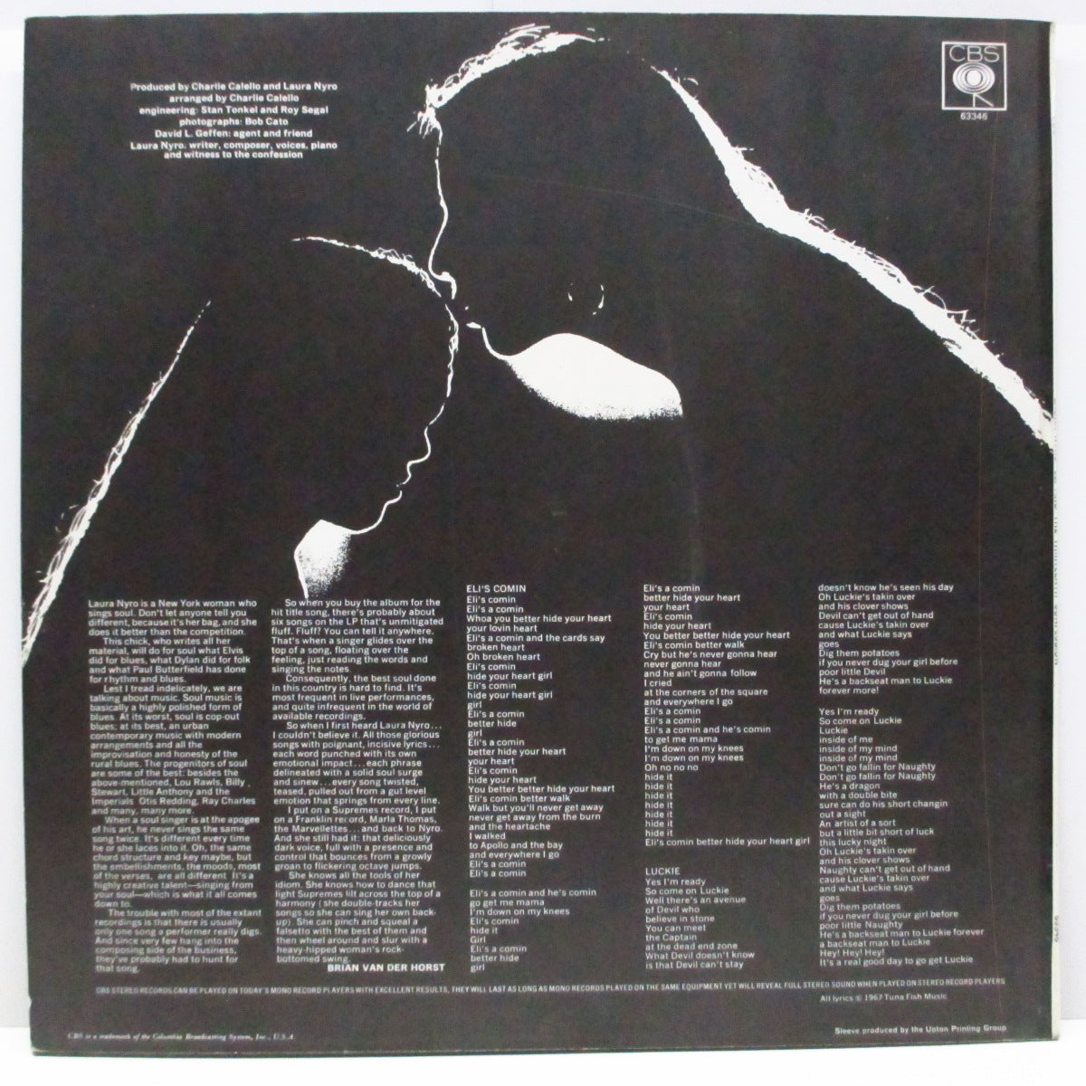 LAURA NYRO (ローラ・ニーロ) - Eli And The Thirteenth Confession (UK オリジナル「オレンジラベ」モノラル LP/表面コーティングジャケ) '68年セカンド!