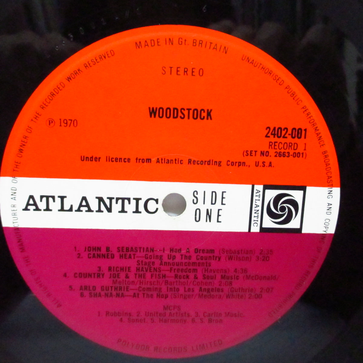 O.S.T. (映画『ウッドストック/愛と平和と音楽の三日間』サントラ盤!) - Woodstock (UK オリジナル「オレンジ&プラム」ラベ 3xLP/上開き三面見開ジャケ)