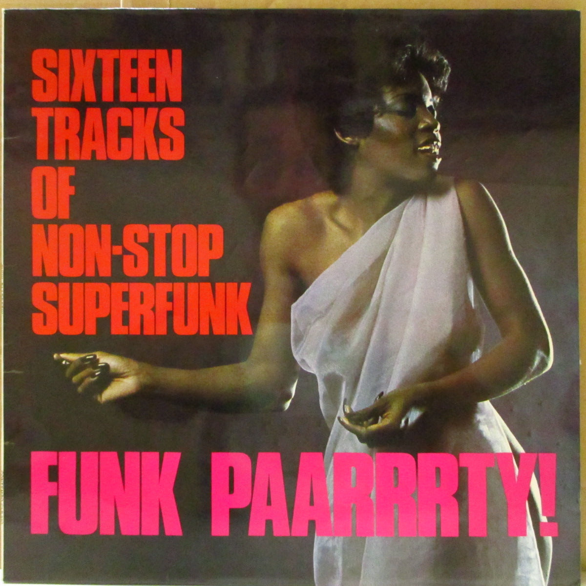V.A. (英米マイナーディープ・ファンク・レアトラック満載!) - Sixteen Tracks Of Non-Stop Superfunk - Funk Paarrrty ! (UK '74 オリジナル・ステレオ LP/表面コーティング・ジャケ)