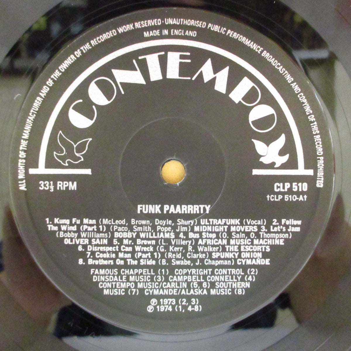 V.A. (英米マイナーディープ・ファンク・レアトラック満載!) - Sixteen Tracks Of Non-Stop Superfunk - Funk Paarrrty ! (UK '74 オリジナル・ステレオ LP/表面コーティング・ジャケ)
