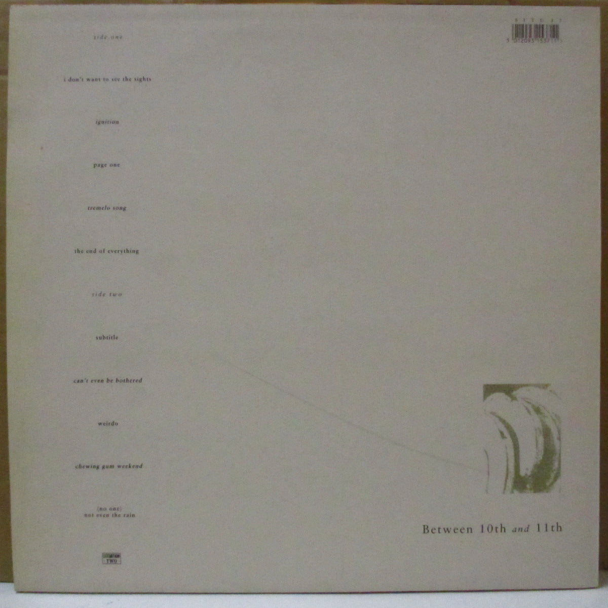 CHARLATANS, THE (ザ・シャーラタンズ) - Between 10th And 11th (UK オリジナル LP+ソフト紙インナー/ざら紙ジャケ) '92年2ndアルバム