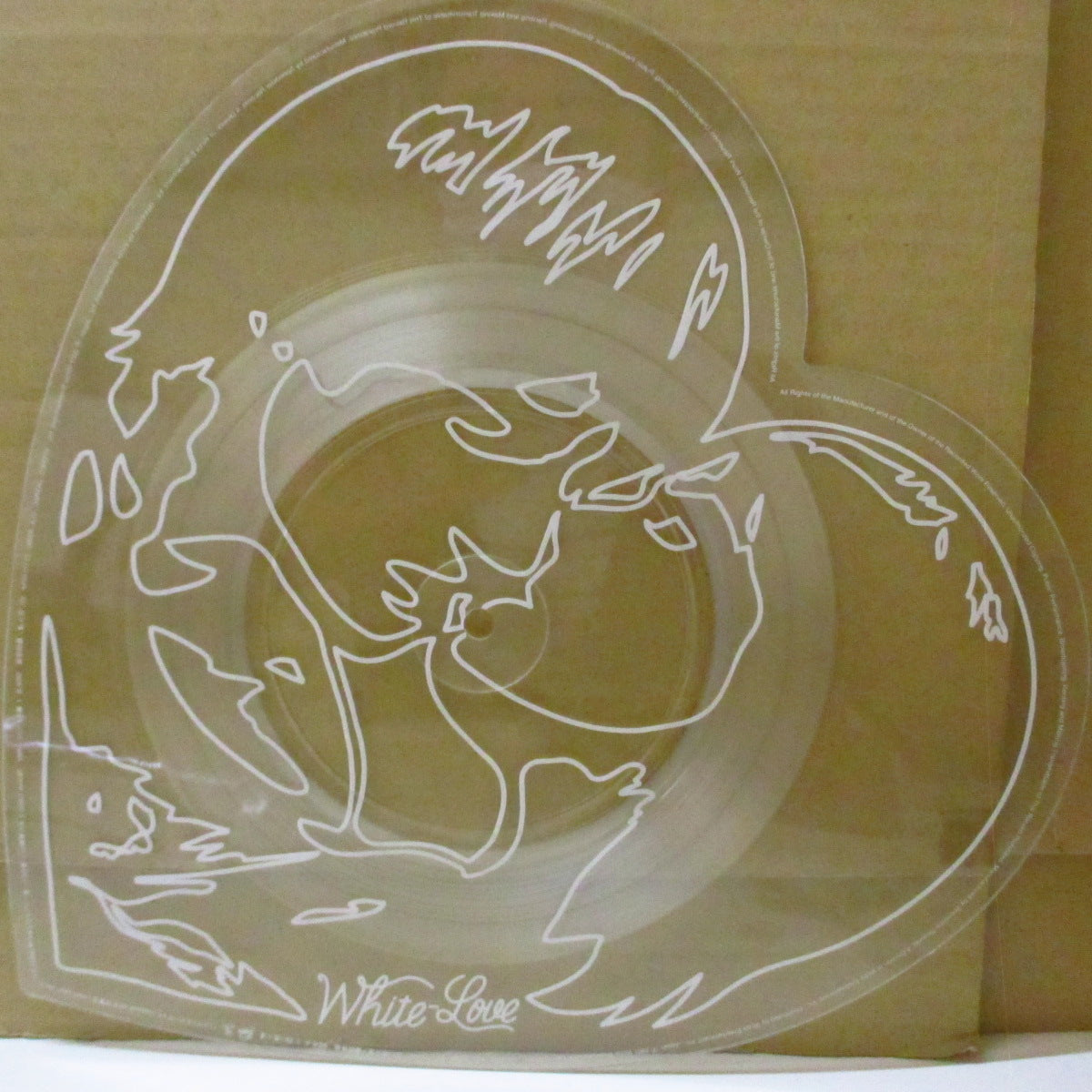 桑田佳祐 (Keisuke Kuwata) - 白い恋人達 (Japan '01 限定3曲入り「クリア・ハートシェイプト」 12インチ+レアステッカー付きPVC, ミニブックレット)