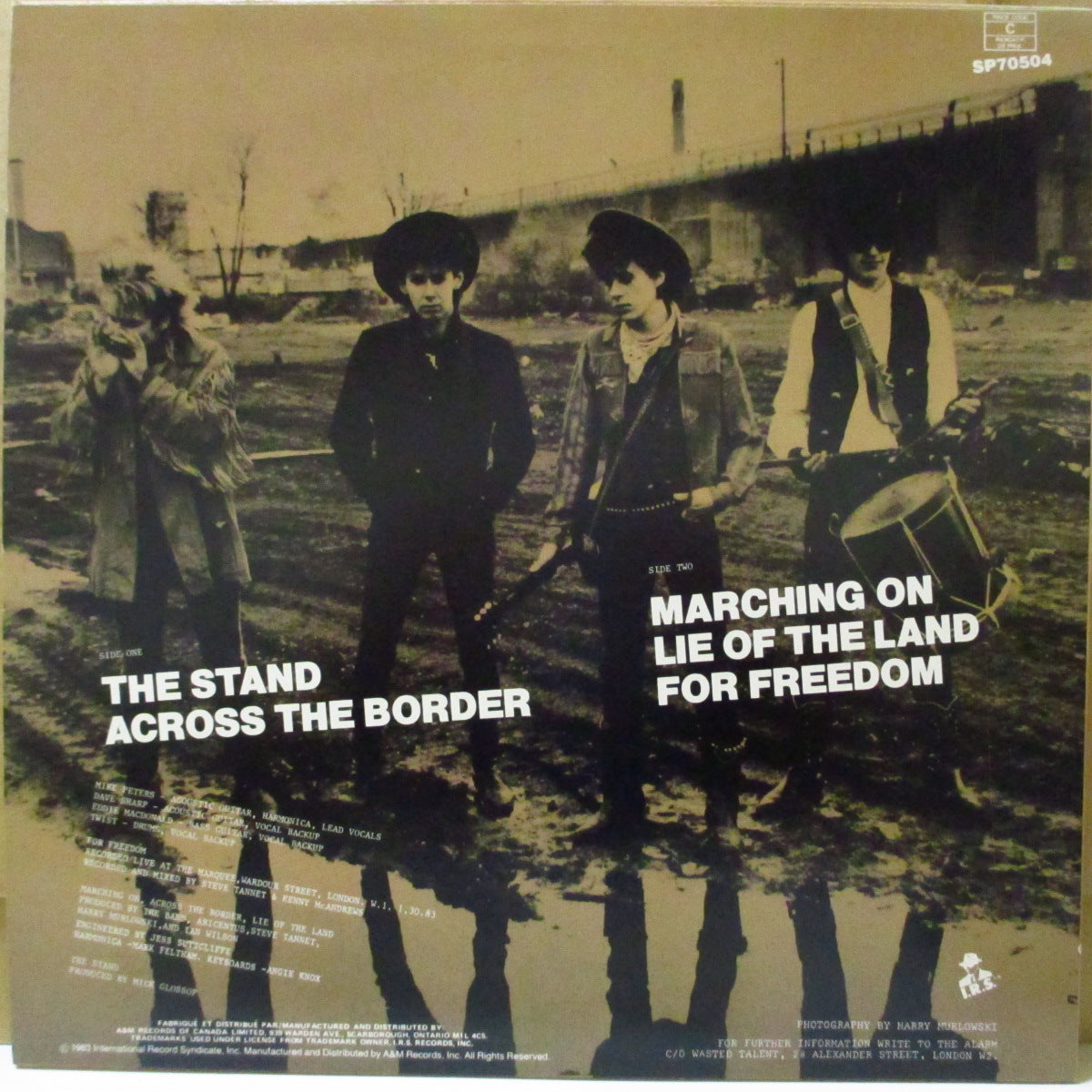 ALARM, THE (ジ・アラーム) - The Stand +4 (Canada '83 オリジナル5曲入り 12インチ)