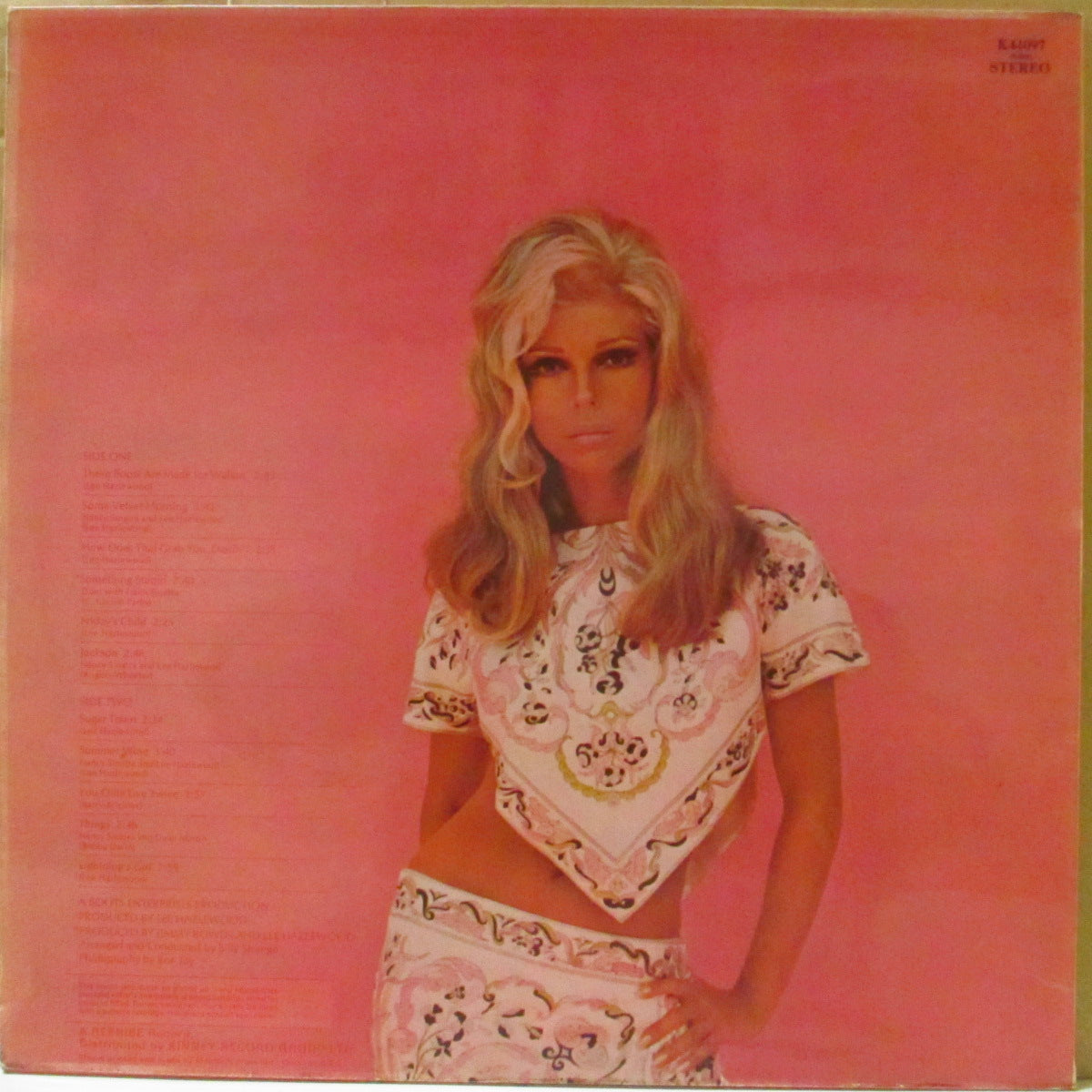NANCY SINATRA (ナンシー・シナトラ) - Nancy's Greatest Hits (UK 70's「K品番」セカンドプレス・ステレオLP/両面コーティング・ジャケ) ベスト全11曲