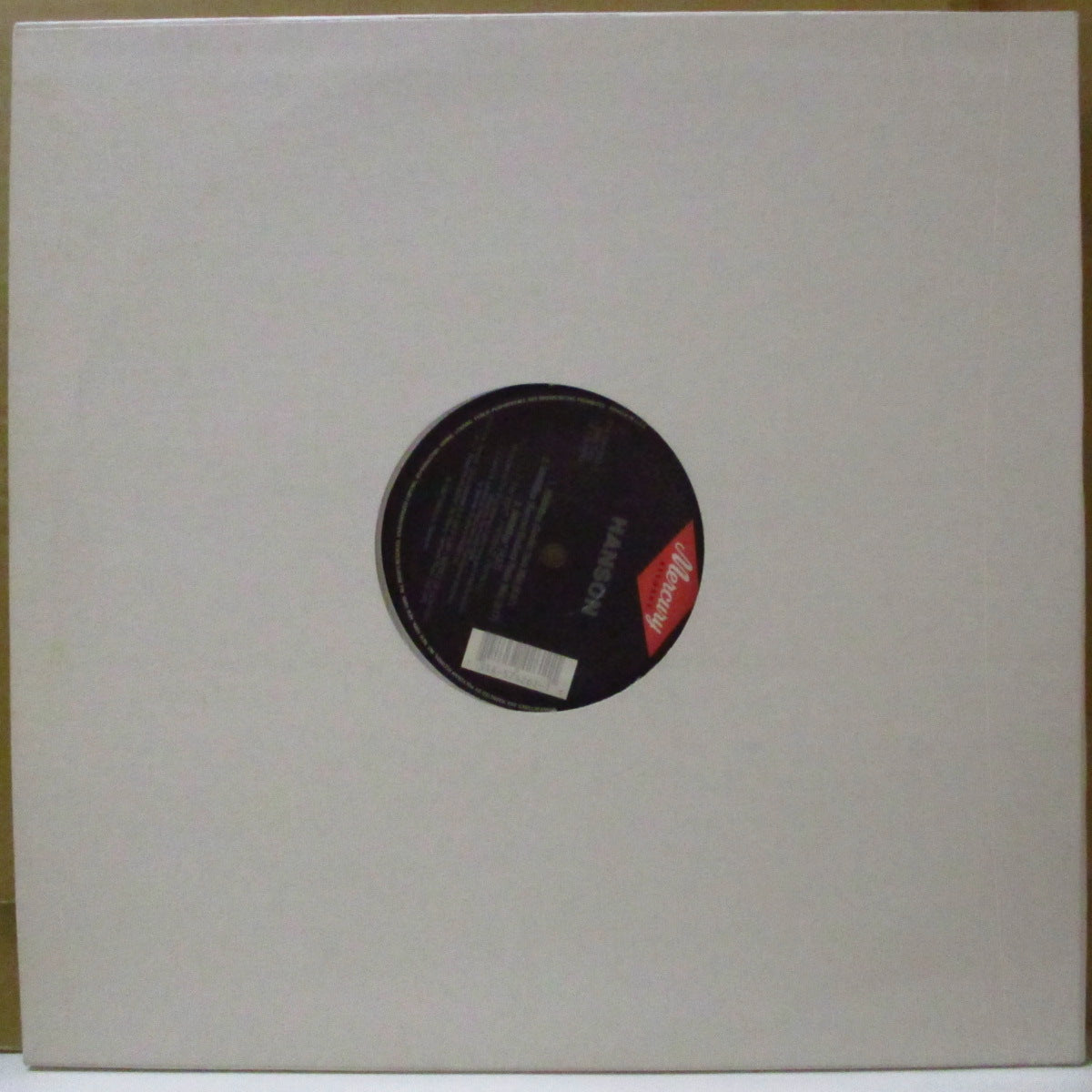 HANSON (ハンソン) - Mmm Bop - Remixes (US '97 オリジナル5バージョン入り 12インチ+レアステッカー付きダイカットスリーブ)