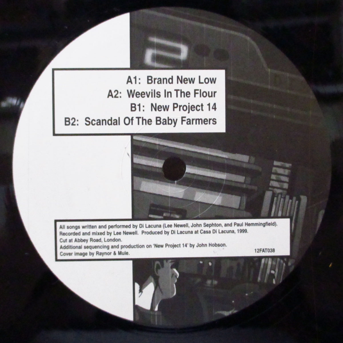 DI LACUNA (ディ・ラクーナ) - Teetering On The Edge Of Quiet.... (UK '99 オリジナル4曲入り 12インチ)