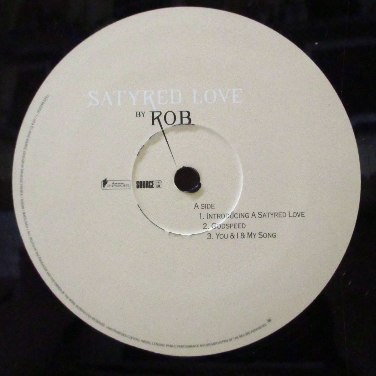 ROB (ロブ) - Satyred Love (EU オリジナル 2xLP+インナー/レアステッカー付き光沢ジャケ) '02年2ndアルバム