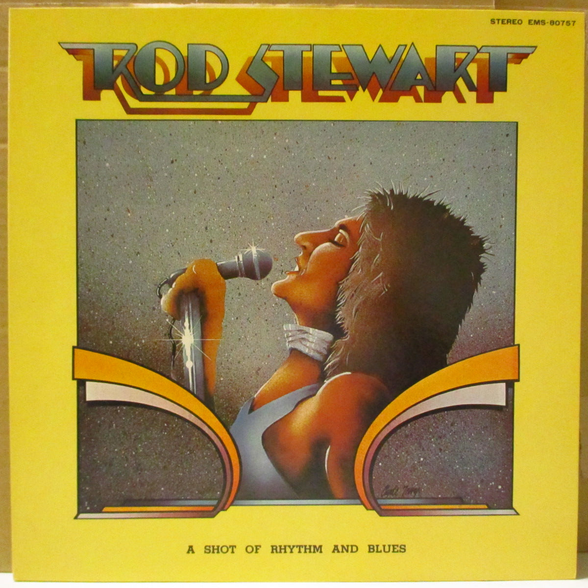 ROD STEWART (ロッド・スチュワート) - ブルース・パワー '65〜'66 - A Shot Of Rhythm And Blues (Japan '76 オリジナル LP+インサート/帯欠) ソウル/ブルース・カバーコンピ