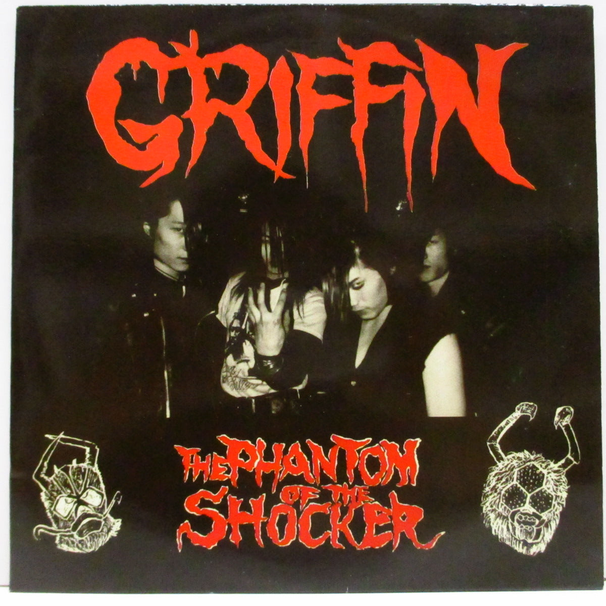 GRIFFIN (グリフィン) - The Phantom Of The Shocker (Japan '97 再発「クリアヴァイナル」6曲入 7"/光沢固紙製ジャケ)