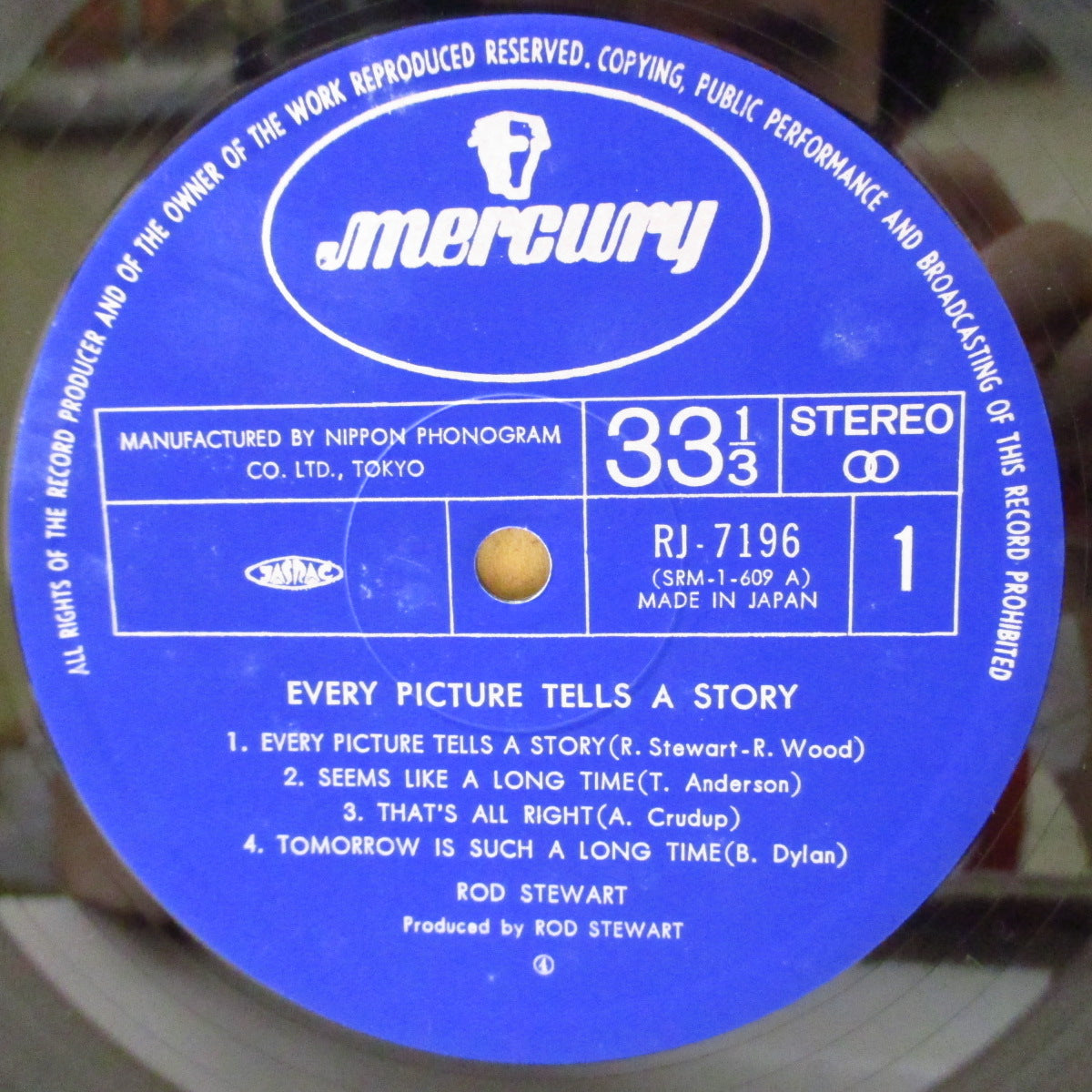 ROD STEWART (ロッド・スチュワート) - エブリー・ピクチャー・テルズ・ア・ストリー - Every Picture Tells A Story (Japan '76 再発 LP+インサート/帯欠) '71年3rdアルバム