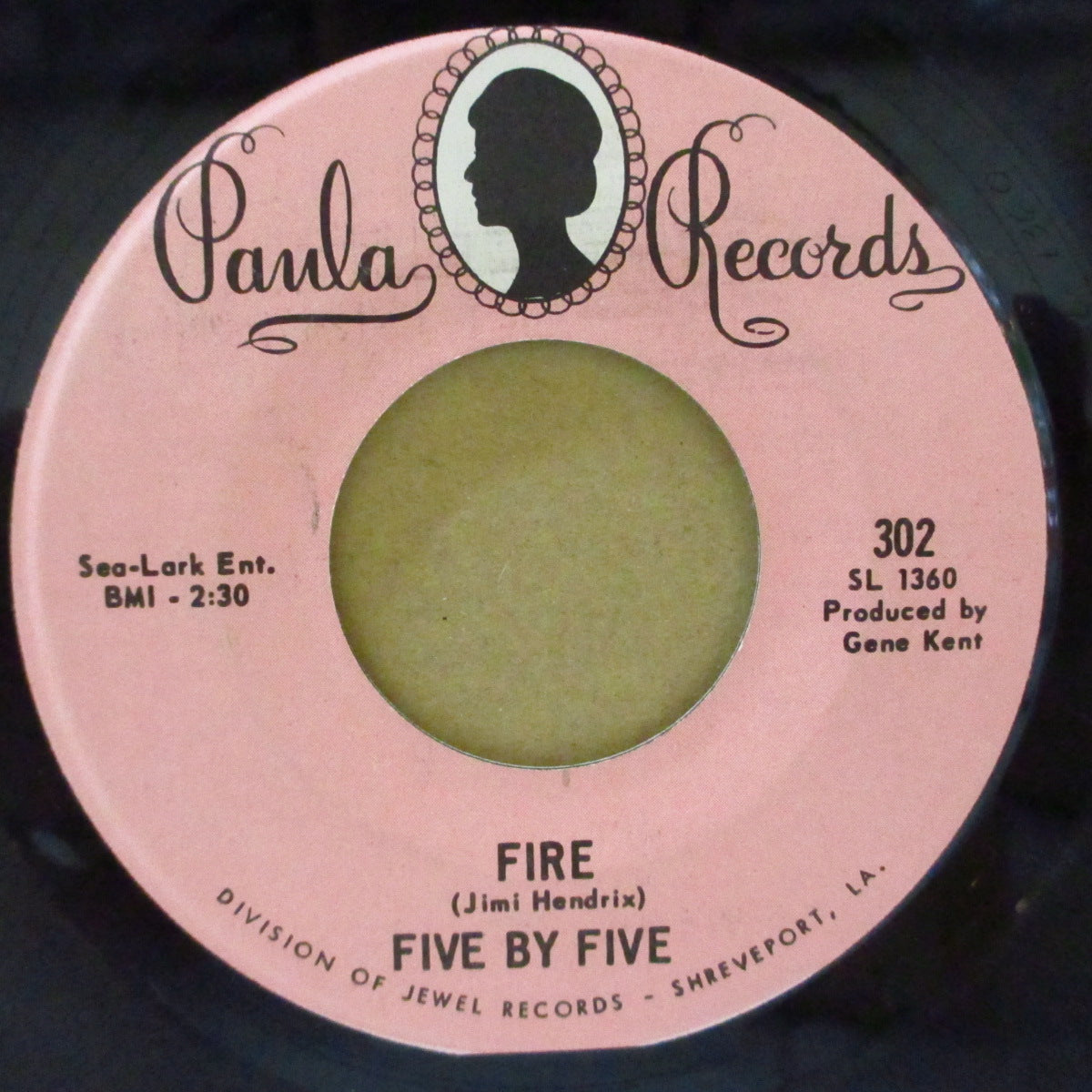 FIVE BY FIVE (ファイブ・バイ・ファイブ) - Fire / Hang Up (US '68 オリジナル7インチ)ジミ・ヘン名曲の爆ガレージ・カバー!
