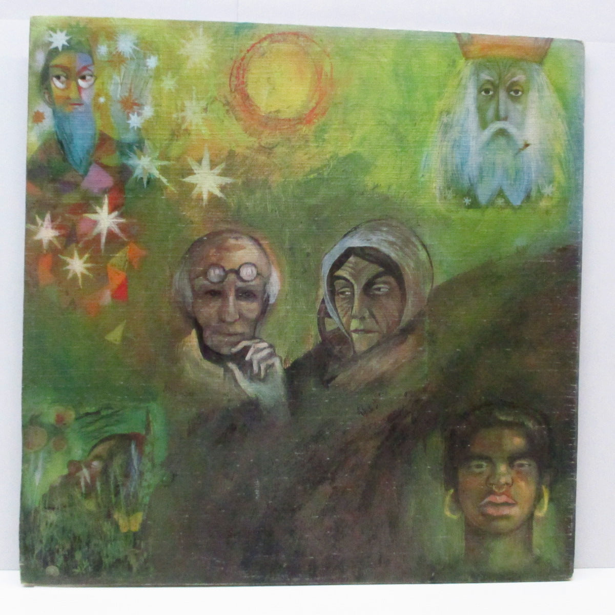 KING CRIMSON (キング・クリムゾン) - In The Wake Of Poseidon (UK オリジナル「白iロゴ有」ピンクラベLP/ざら紙見開ジャケ) マトA1/B1