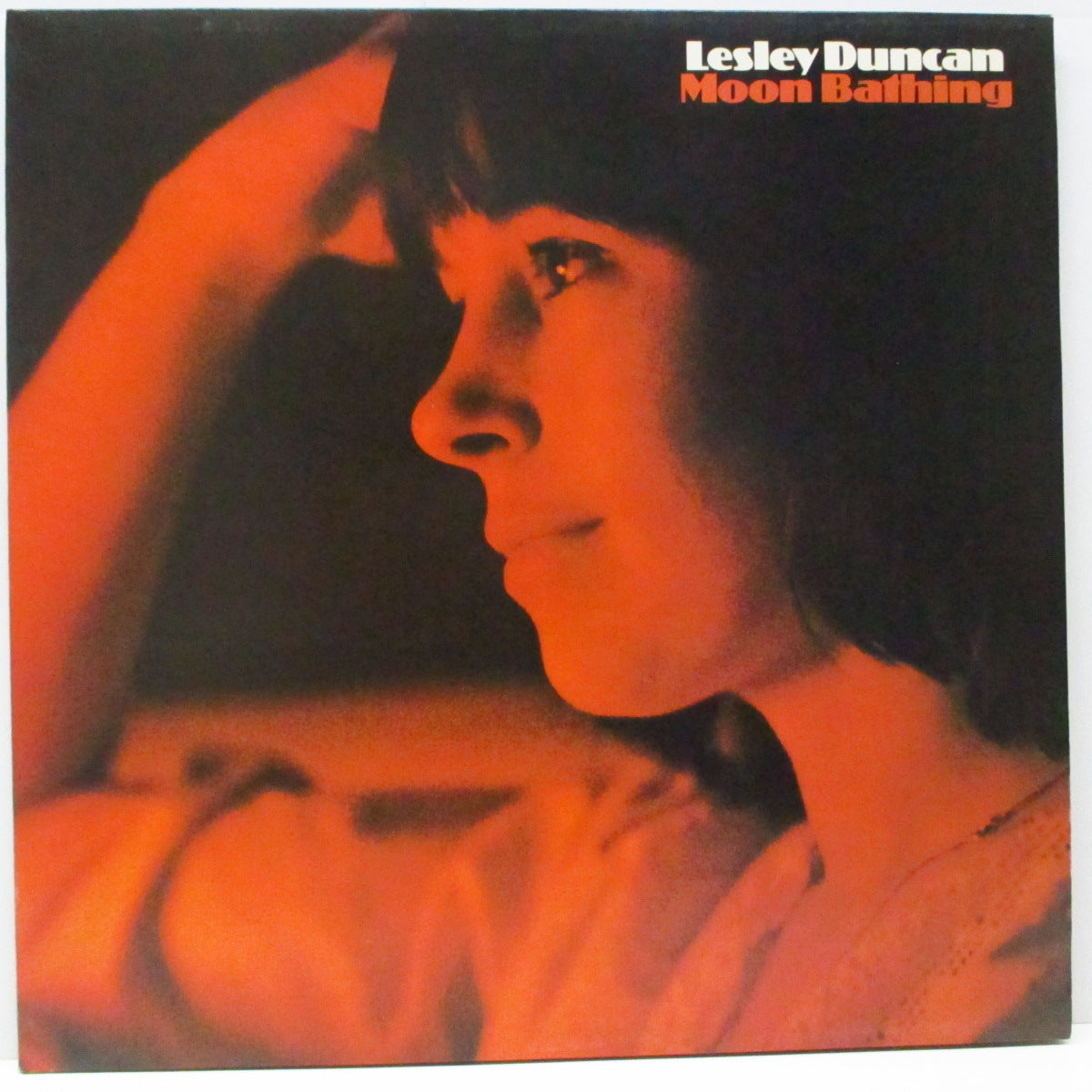LESLEY DUNCAN (レズリー・ダンカン) - Moon Bathing (UK '77 再発「新デザインロゴ / 白ラベ」LP/光沢見開きジャケ) '75年4th アルバム!