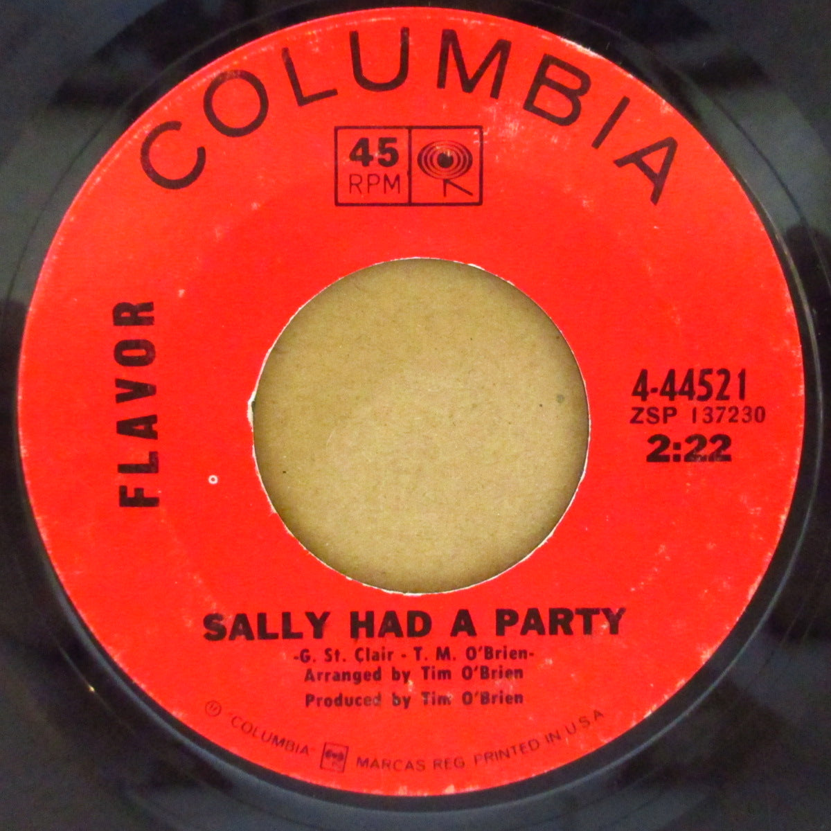 FLAVOR (フレイヴァー) - Sally Had A Party / Shop Around (US '68 オリジナル7インチ)MODバブルガム・ガレージ!