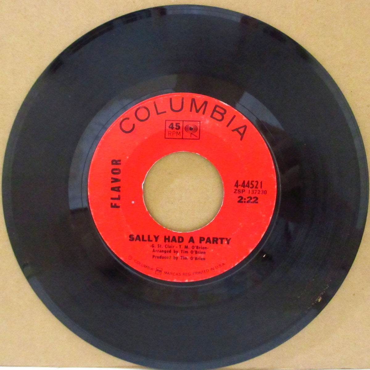 FLAVOR (フレイヴァー) - Sally Had A Party / Shop Around (US '68 オリジナル7インチ)MODバブルガム・ガレージ!