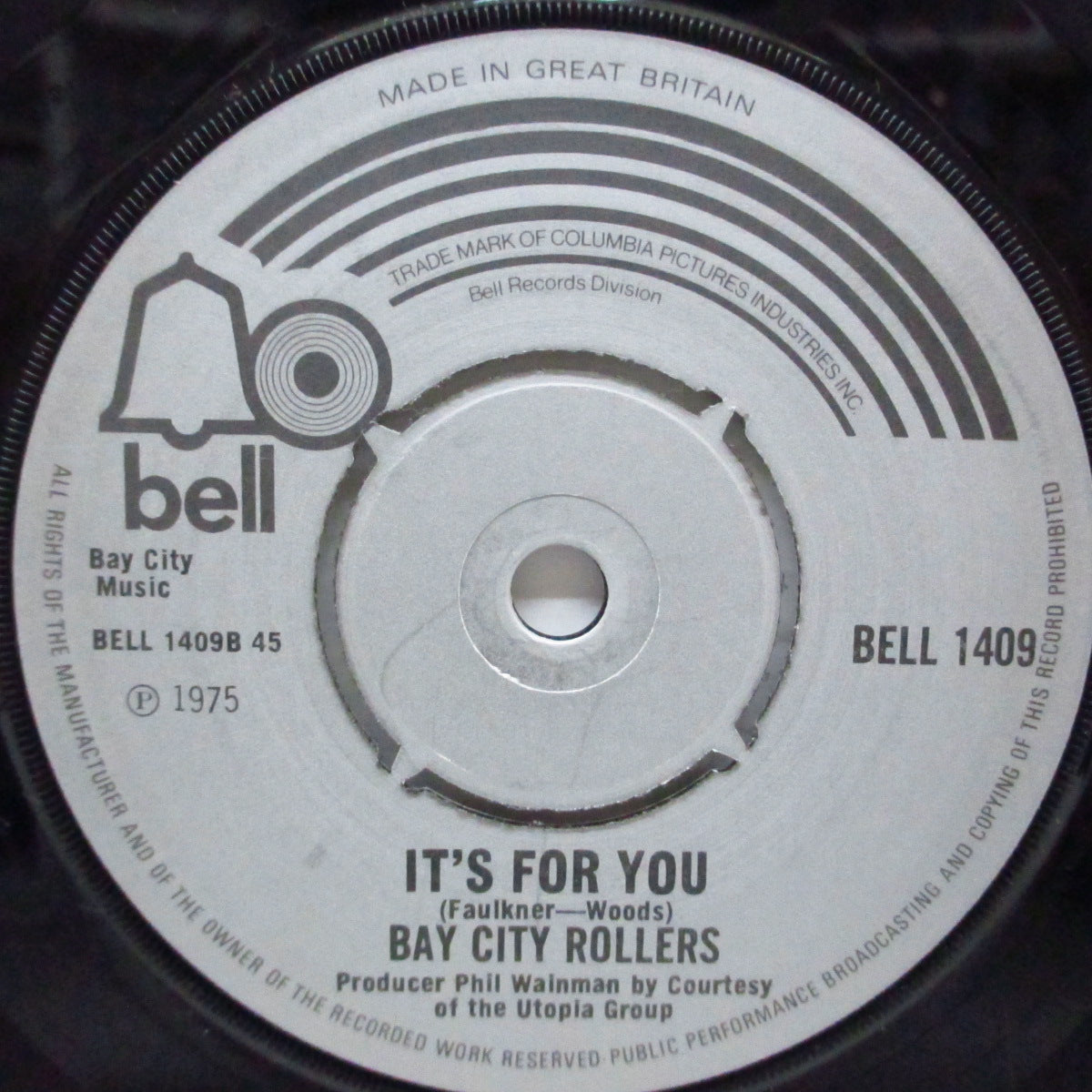 BAY CITY ROLLERS (ベイ・シティ・ローラーズ) - Bye Bye Baby (UK オリジナル 7")