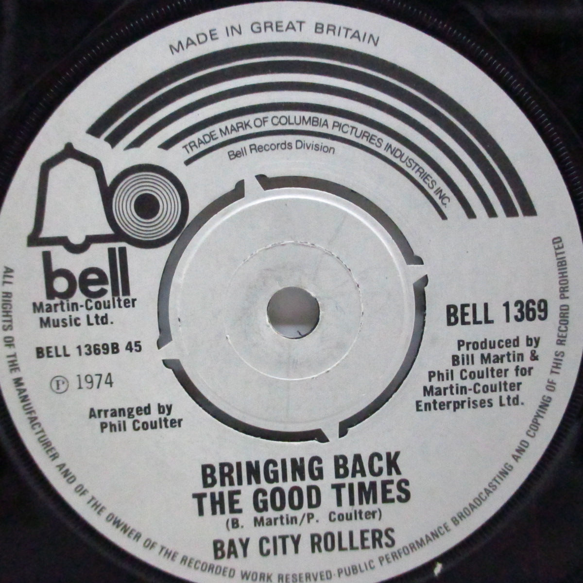 BAY CITY ROLLERS (ベイ・シティ・ローラーズ) - Summerlove Sensation (UK オリジナル 7")