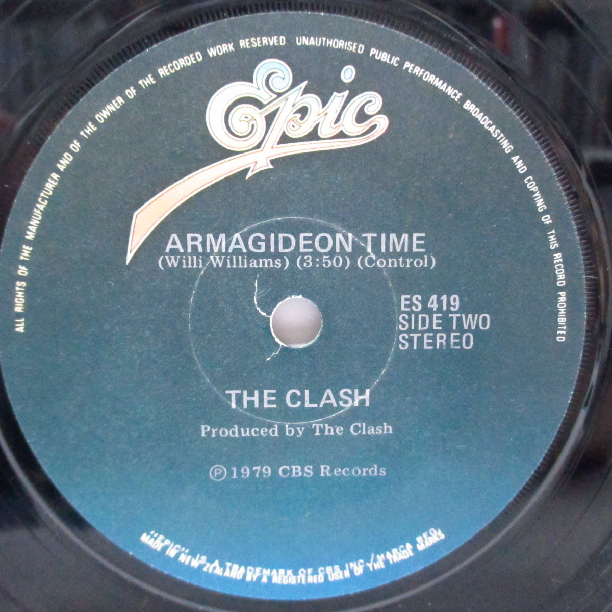 CLASH, THE (ザ・クラッシュ) - London Calling (New Zealand オリジナル 7"+カンパニースリーブ)